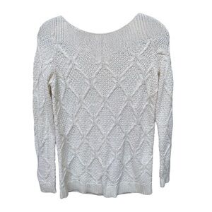 Loft Geometric Pattern Knit Sweater I Size: S